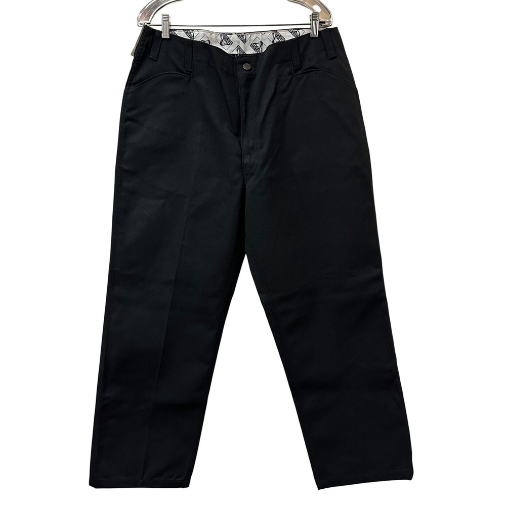 Vtg Ben Davis Original Bens Classic 50/50 Blend Pants Black 694 Men 38x30 NWT